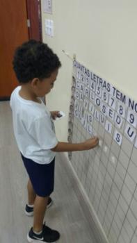 Quantas letras tem seu nome? Jardim I A