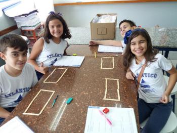 Geometria com Palitos - 4º ano B