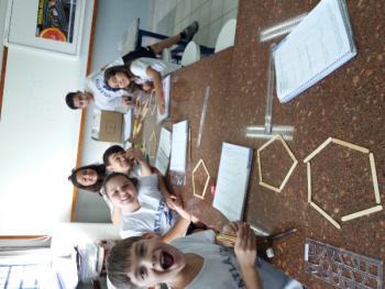 Geometria com Palitos - 4º ano B