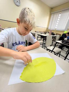 Grupo G4 do integral reproduziu uma bandeira cheia de sonhos